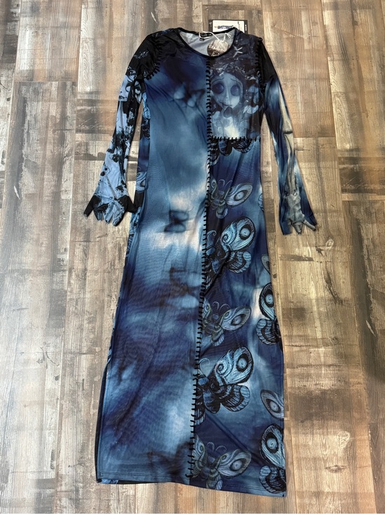 Dolls Kill Dresses & Skirts - Dolls Kill x Corpse Bride mesh maxi graphic dress